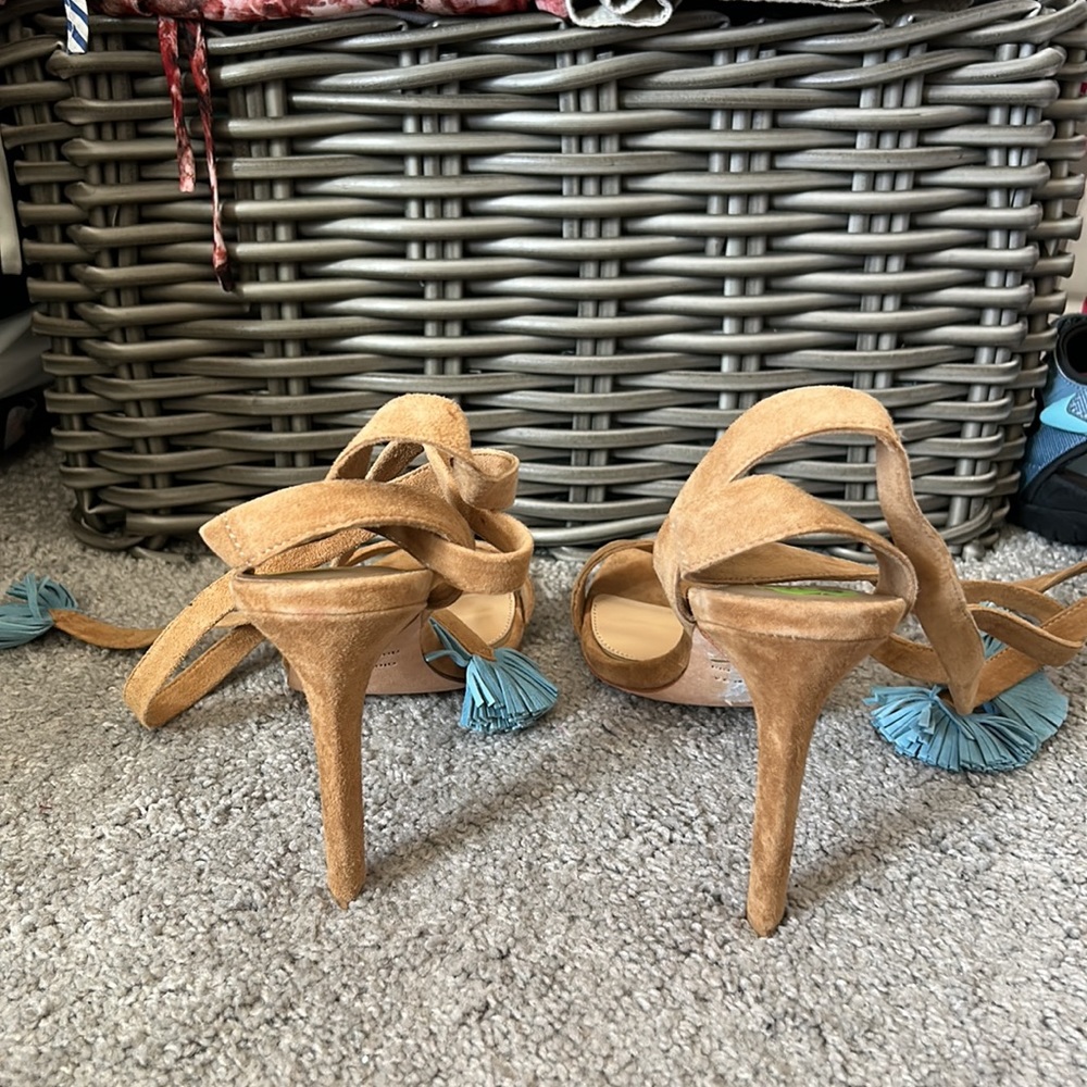 BRIAN ATWOOD SUEDE SANDALS SHOES SIZE 9 1/2 BRAND NEW - Picture 3 of 8